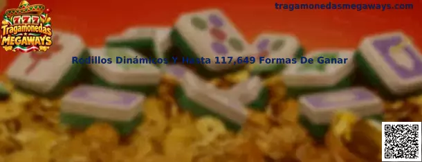 Explicación visual de rodillos dinámicos y hasta 117,649 formas de ganar en Tragamonedas Megaways