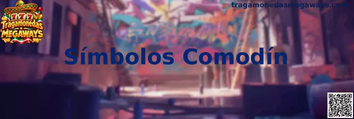 Ejemplo ilustrativo de símbolos comodín en una tragamonedas Megaways