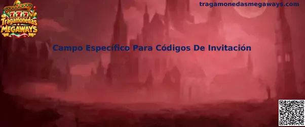 Campo específico para códigos de invitación