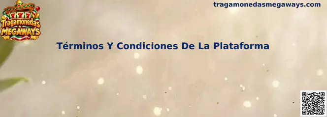 Términos y condiciones de la plataforma de Tragamonedas Megaways